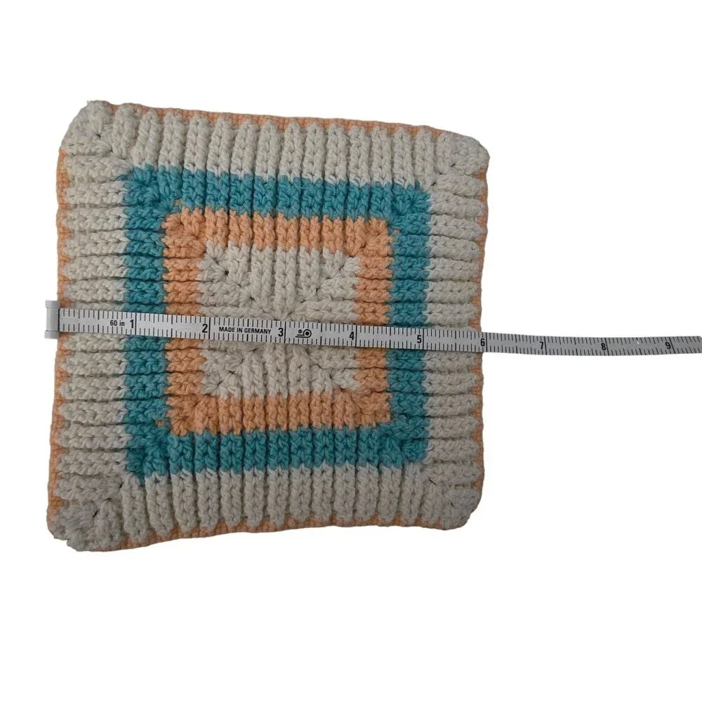 Handmade Crochet Pot Holders Set Of 2 6